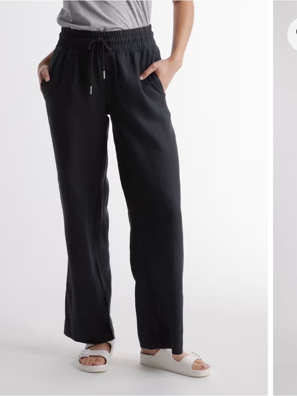Quince 100% European Linen Wide Leg Pants